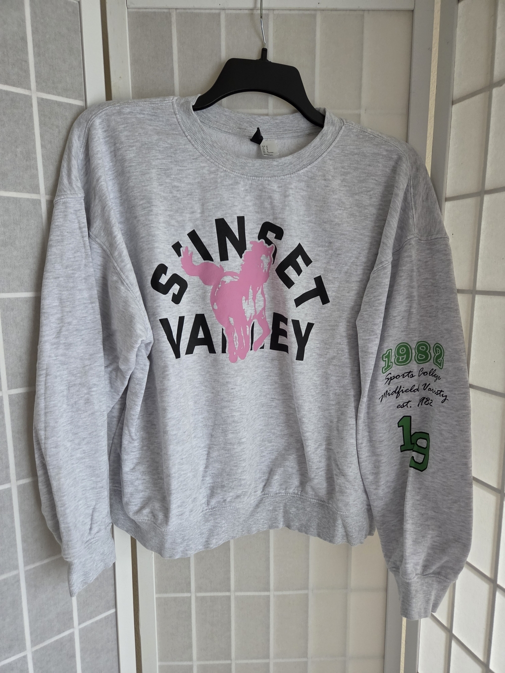 Divided H&M Sweatshirt Size Small Gray Sunset Valley Graphic